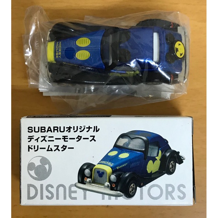 TOMICA SUBARU 限定 非賣品 藍色 米奇 古董車 迪士尼 DISNEY MOTORS 盒損