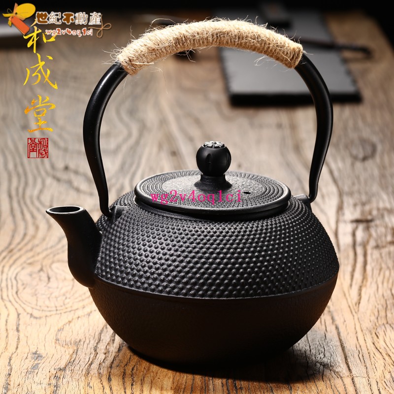 人気ショップが最安値挑戦 鋳鉄急須鉄びん 古風鉄瓶 鉄分補給 提梁壺