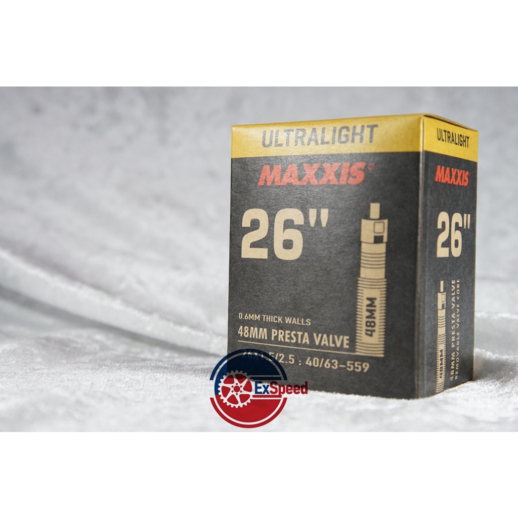 【速度極限】 MAXXIS 26x1.5(2.5共用) 48MM 內胎 法式氣嘴 登山車 越野車 超級8 瑪吉斯