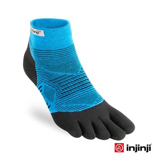 【INJINJI】RUN 輕量吸排五趾短襪 [水藍] 五趾襪 運動襪 機能襪 五趾短襪 | INJB0NAA0253