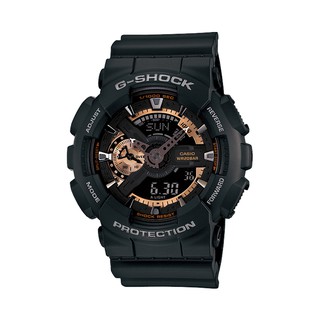 【春麗時間】全新 CASIO G-SHOCK 日限黑x玫瑰金 GA-110RG-1