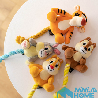 【NiNiJA(犬)】寵物玩具-Disney軟繩索玩具 迪士尼 唐老鴨 米奇 米妮 維尼 跳跳虎 桑普兔 奇奇 蒂蒂