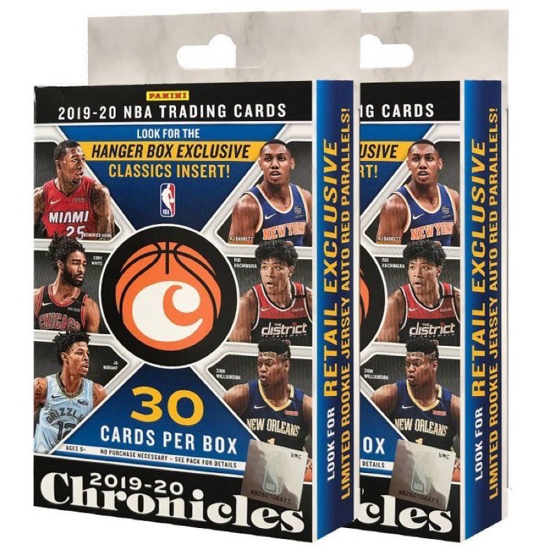 🔥特價倒數4盒🔥2019-20 NBA Chronicles Hanger 球員卡(有機會拆到簽名） Zion