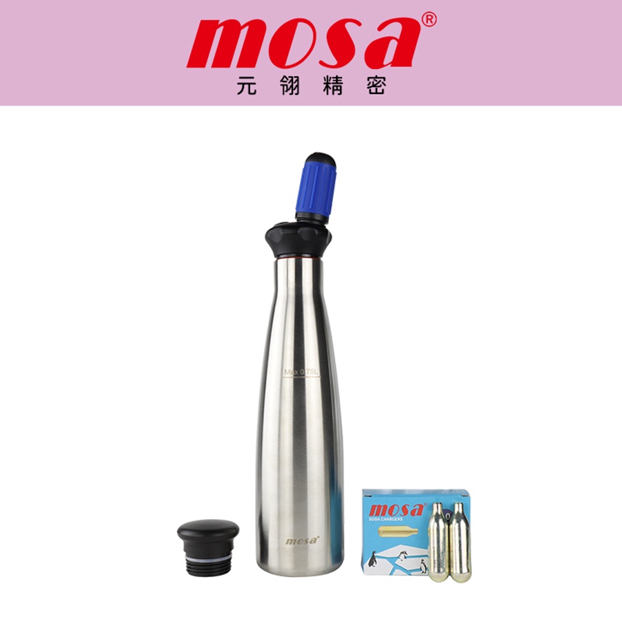 mosa Soda Splash 限時下殺 0.75L隨身型氣泡水機 附氣彈 魔泡瓶 氣泡水機 蘇打水機 氣泡瓶 isi