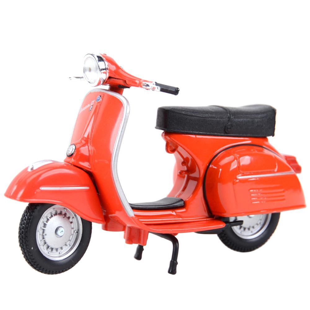 美馳圖Maisto 1:18比亞喬Piaggio Vespa 韋士柏 羅馬假日踏板車 靜態合金塑料壓鑄摩托車模型收藏玩具