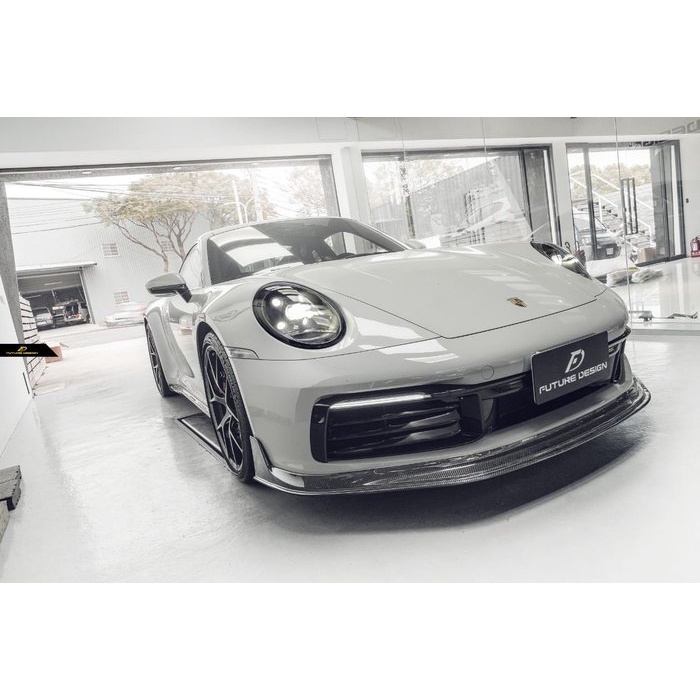 【政銓企業】保時捷 Porsche 992 FD品牌 碳纖維 卡夢 CARBON 前下巴 免費安裝 現貨