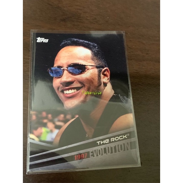 The Rock 2018 Topps WWE Evolution #E-15 巨石強森 摔角卡