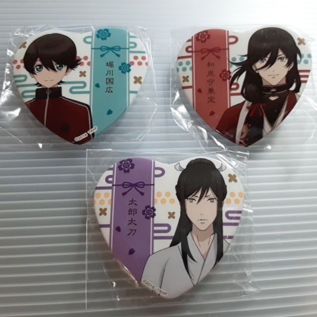 刀劍亂舞 內番心形徽章堀川國廣和泉守兼定太郎太刀 蝦皮購物