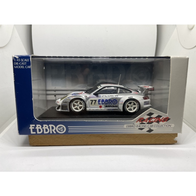 EBBRO 1/43 1:43 2004 Porsche 911 GT3 RSR lemans No’77