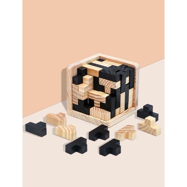 木質積木方塊 wooden blocks