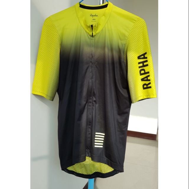 Rapha pro team aero jersey colourburn 黃龍 魚鱗袖