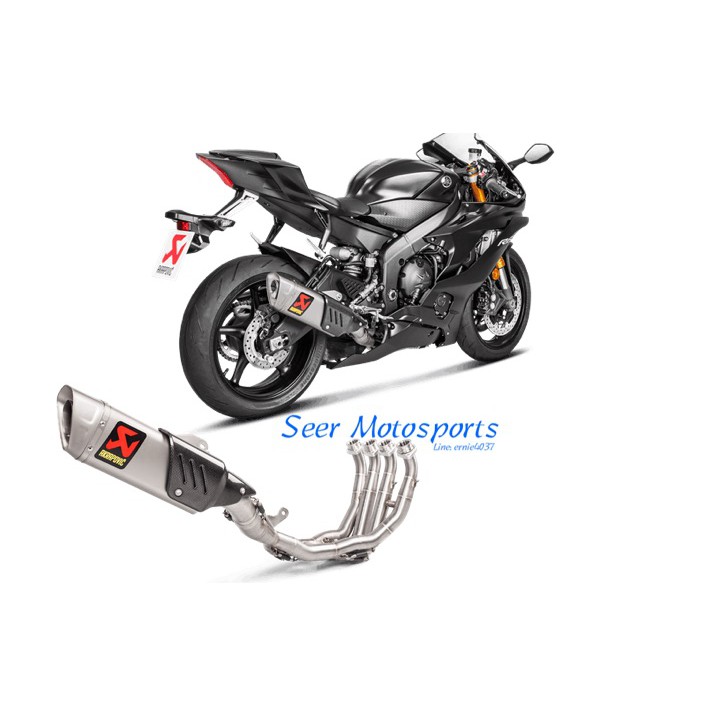 [Seer] 現貨 YAMAHA Akrapovic YZF R6 racing 全段 鈦合金 蠍子管 排氣管 蠍子