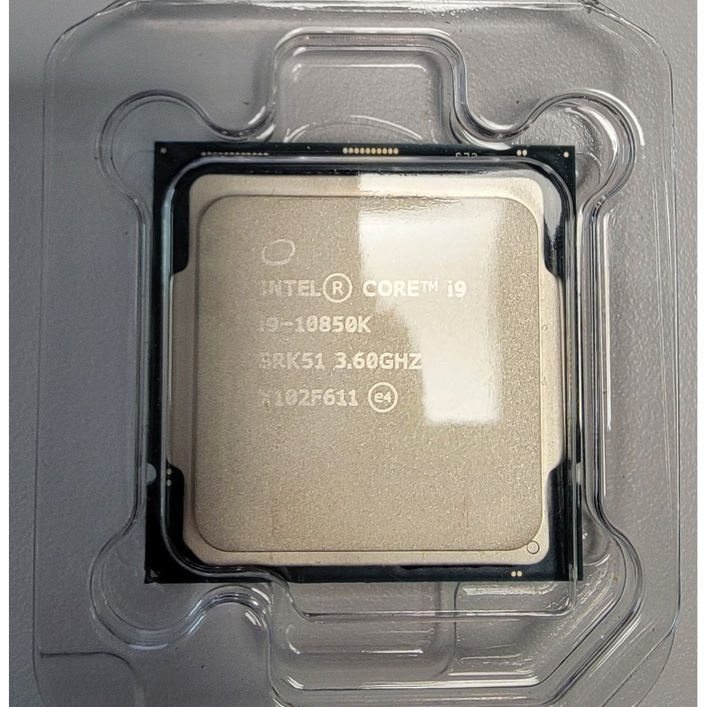 Intel 英特爾 Core i9-10850K 桌上型電腦 處理器 10 核心 最高 5.2 GHz 解鎖 平輸 散片