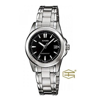 【天龜 】CASIO 經典黑 時尚 日期石英錶 LTP-1215A-1A2