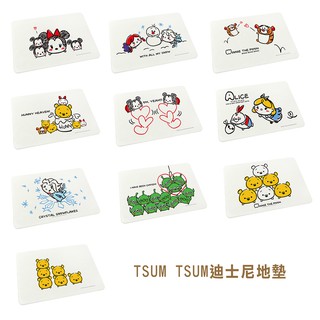 迪士尼 Disney Tsum Tsum 硬式珪藻土地墊 腳踏墊/防潮/矽藻土/米奇米妮/維尼/艾莎/三眼怪【5ip8】