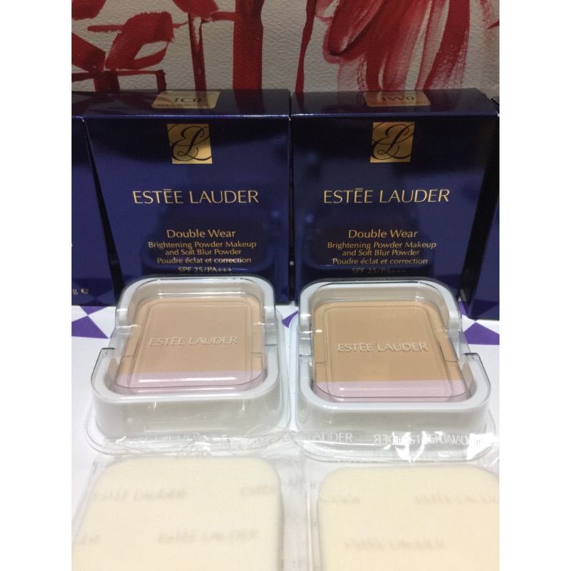 雅詩蘭黛粉持久淨透白2合1蜜粉餅10g 專櫃正貨2018全新 蝦皮購物