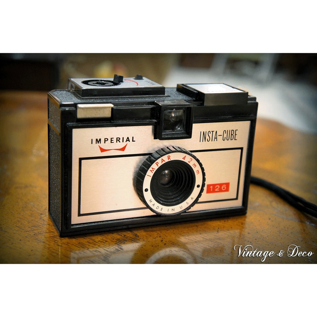 美國1960s IMPERIAL insta-cube 126古董相機 [CAMERA-0056]