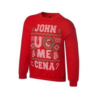 ☆阿Su倉庫☆WWE摔角 John Cena Long-Sleeve Fleece Sweatshirt 刷毛保暖長袖T