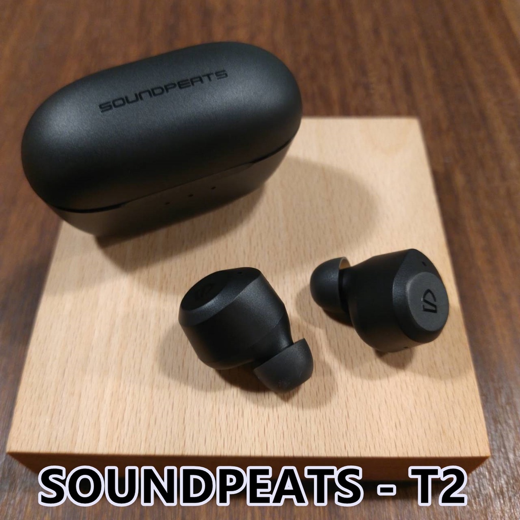 【張大韜】[送耳塞+耳機袋or殼]SOUNDPEATS - T2 真無線藍牙ANC主動降噪耳道耳機 通透模式 高續航