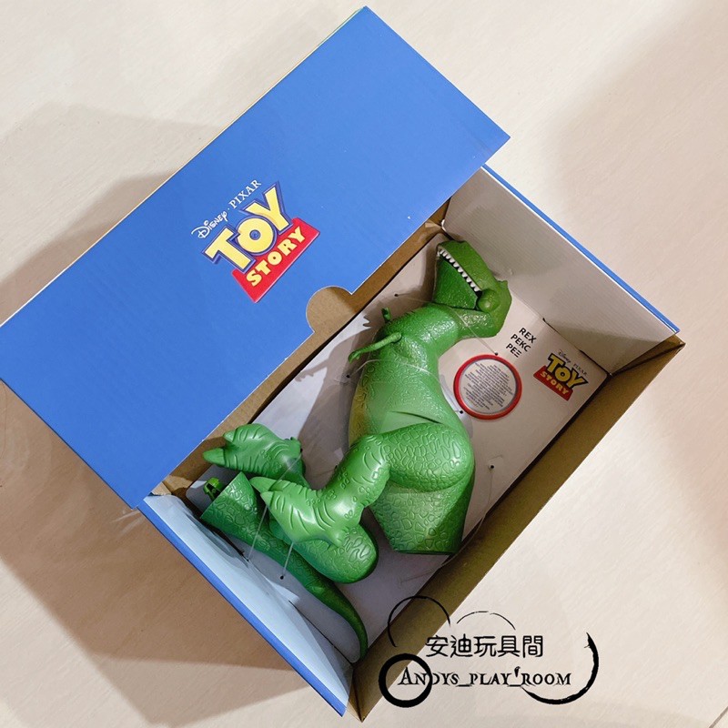 ✨只有一隻✨全新現貨 玩具總動員4 暴暴龍 抱抱龍 現貨正版 Disney Rex 盒裝公仔