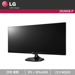 LG 樂金 29UM58-P 29型 21:9 WQHD IPS 電競 顯示器 / 不閃爍低藍光