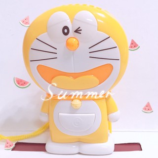 築築大百貨madge05217-11哆啦a夢 轉彎風扇 小叮噹 公仔 電風扇 涼夏祭 DORAEMON 桌上立扇 吊掛隨
