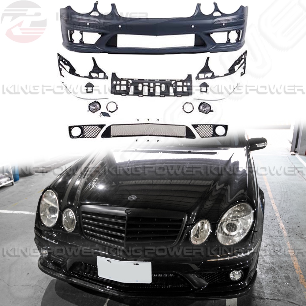 KP擎利國際 大包改裝 Benz W211 E Class 改 E63樣式 全車 專業對色烤漆 實體店面安裝 全車大包