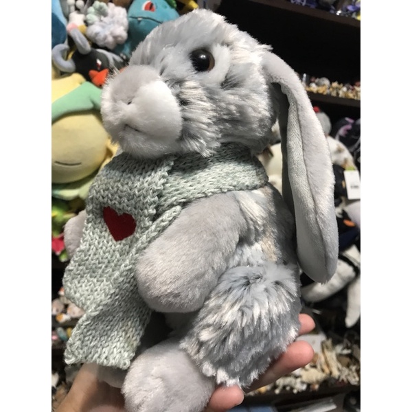 兔子 玩偶 布偶 垂耳兔 動物 娃娃 絨毛玩具 公仔 玩具 圍巾 兔