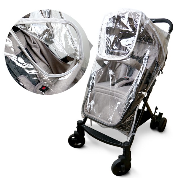 嬰兒推車防雨罩 清晰透明加大防風防塵防雨罩 - 雪倫小舖