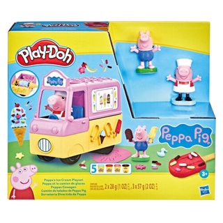 【培樂多】 Play-Doh 培樂多 佩佩豬冰淇淋車遊戲組 佩佩豬 冰淇淋 冰淇淋車 黏土