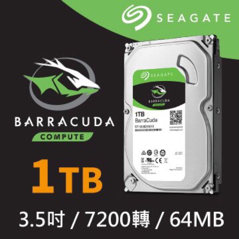 全新拆機硬碟 1TB 3.5吋桌上型硬碟 Seagate ST1000DM010/ TOSHIBA / WD10EZEX