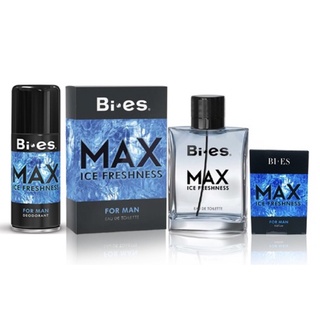 現貨/免運/買一送二-BI-ES極致沁涼男性淡香水100ml+體香噴霧150ml+噴式香水卡15ml