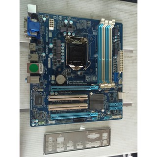 57@技嘉GIGABYTE GA-B75M-D3H 1155 腳位 B75 晶片組 主機板 附檔板<阿旺電腦零組件>