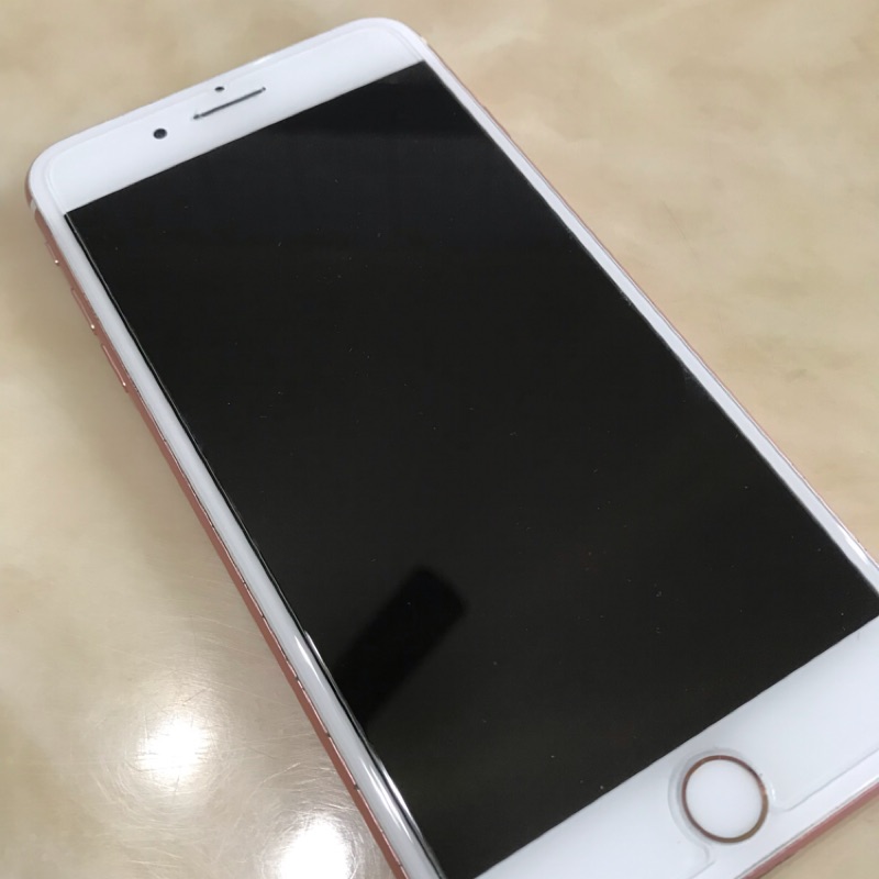 Iphone 7 Plus 128g 玫瑰金女性長輩用機 包膜保護 蝦皮購物