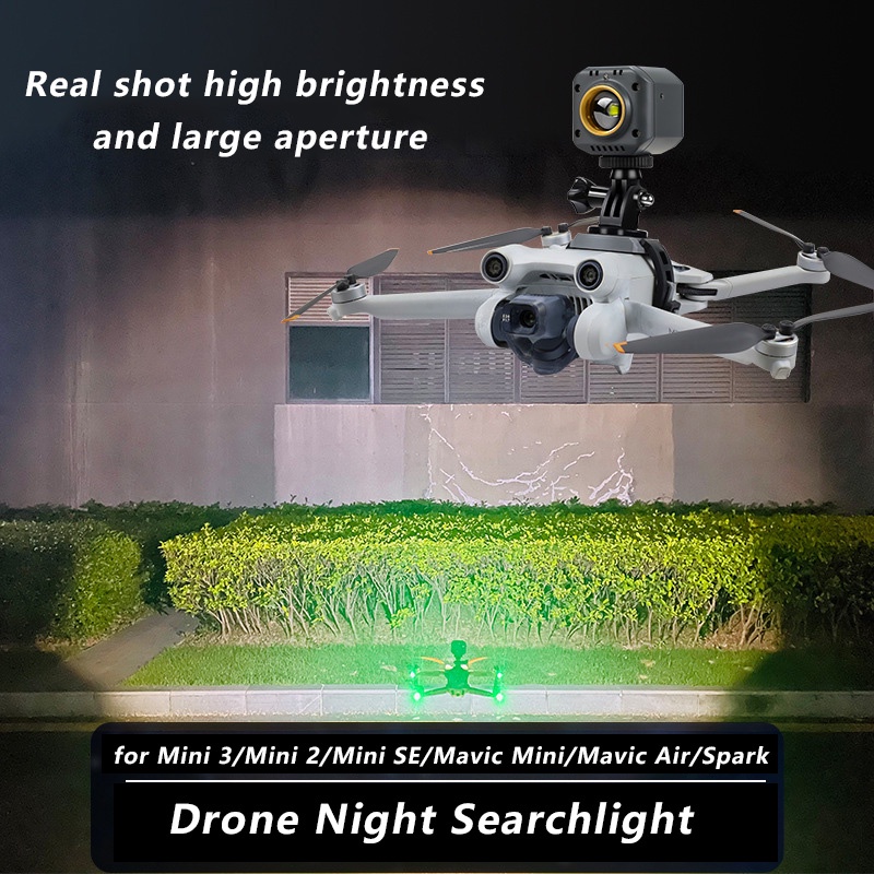 適用於 DJI Mini 3 Pro 擴展適配器 Searchlight LED Mavic Air 防撞夜間飛行燈 M