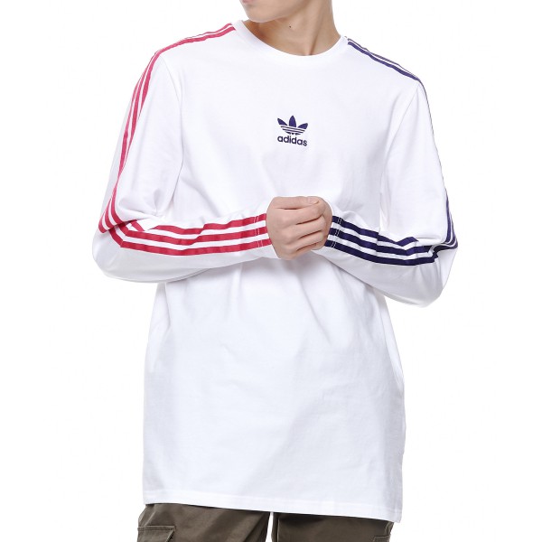 adidas ls stripe tee