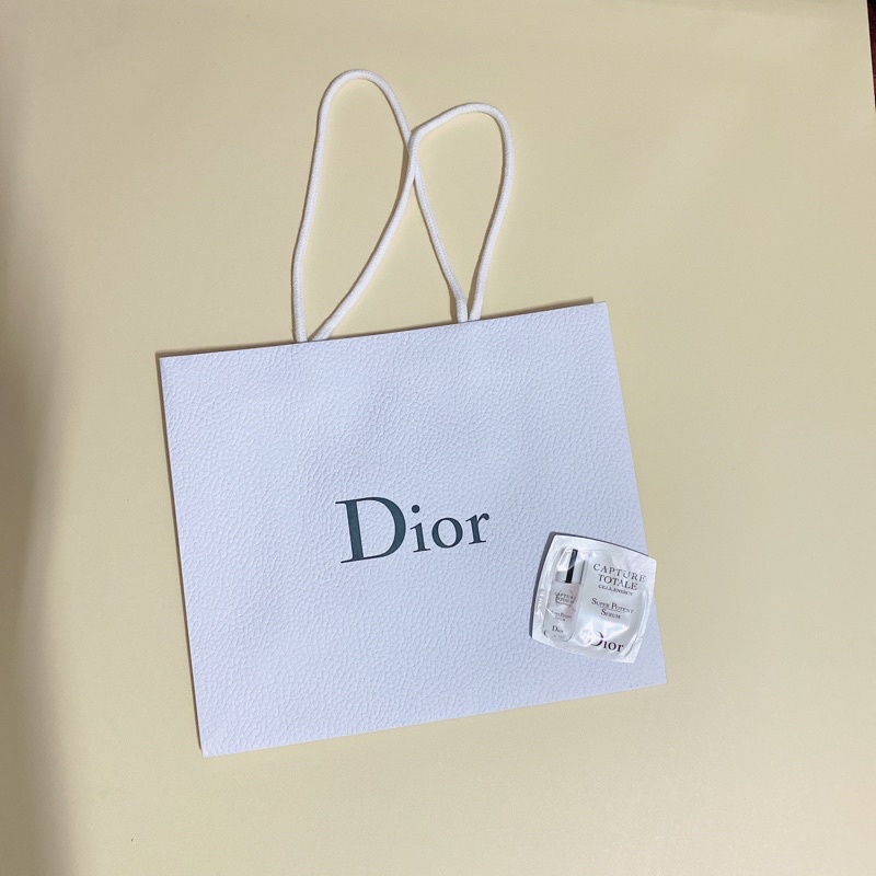 ［贈小樣1包］迪奧 Dior  荔枝紋 紙袋 禮物袋 名牌紙袋 精品紙袋 正品