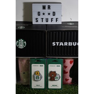 ☞Mr GS☜ Starbucks 星巴克 Line 熊大 兔兔 手機 支架 指環 聯名 折疊 伸縮