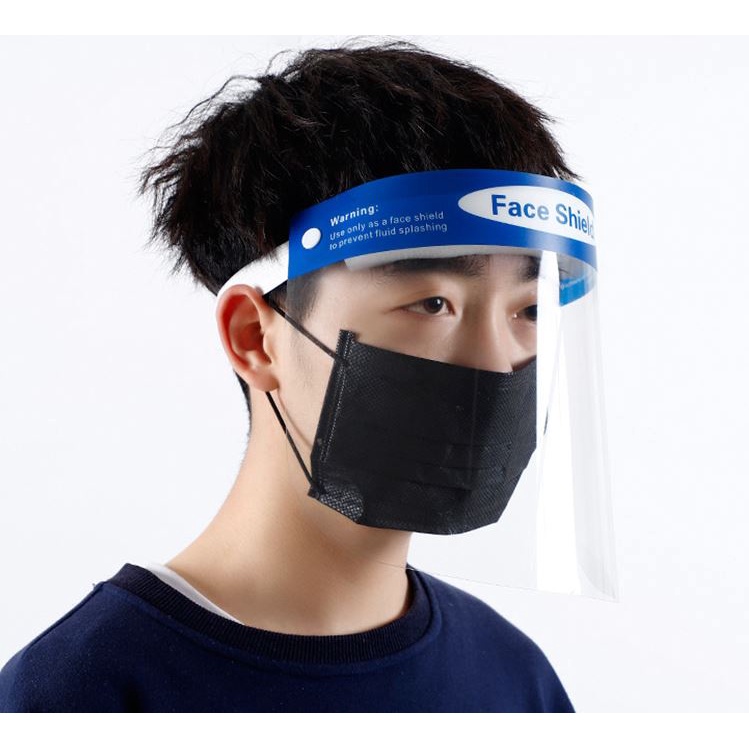 台灣現貨~廚房防油面罩 防護面罩 透明面罩 防飛沫面罩