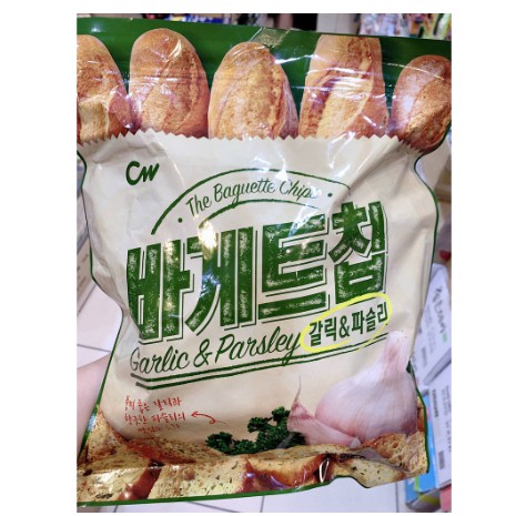 韓國CW奶油 香蒜土司餅乾350g 大蒜餅乾 家庭包350g