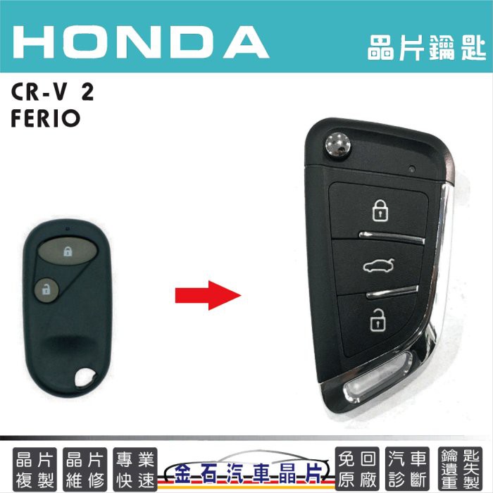 HONDA 本田 雅歌 CRV2 FERIO 鑰匙複製 拷貝 打鎖匙 配鑰匙 晶片鑰匙 摺疊 鑰匙