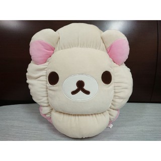 【KP雜貨鋪】免運 日本景品 拉拉熊 懶懶熊 小白熊 牛奶妹 軟軟泡芙 抱枕 娃娃 玩偶 抓樂霸 toreba