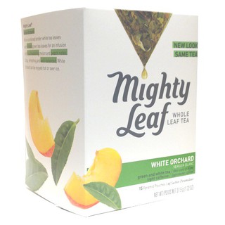 蜜子✨美國 Mighty leaf - 果香白毫 純手工茶 環保絲質茶包 禮盒15包入