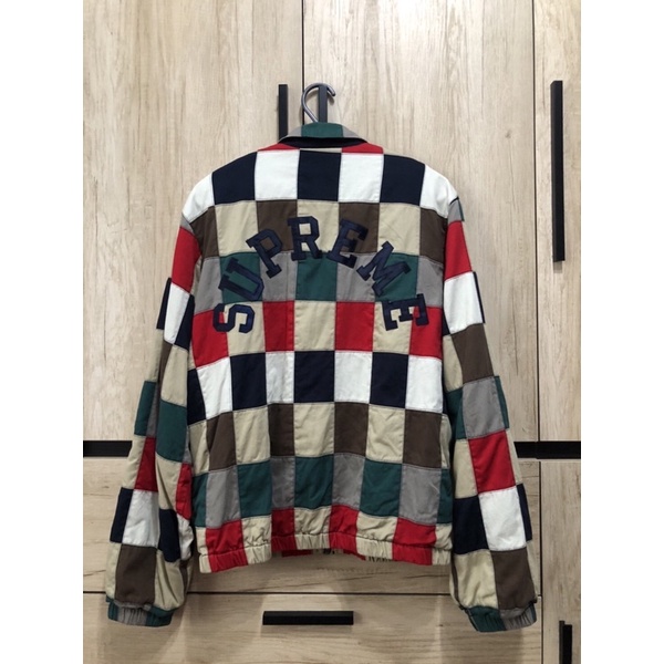 SUPREME 19SS Patchwork Harrington Jacket 格紋 開季外套