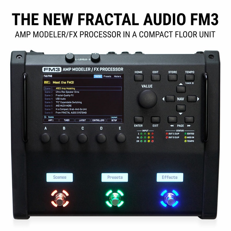 Fractal Audio FM3 超強大錄音室級電吉他綜合效果器(另有 Axe-Fx III) [唐尼樂器]