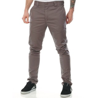 【DICKIES】WP803 VG Slim Skinny Workpants 中低腰窄版斜紋布 工作長褲 (淺灰)