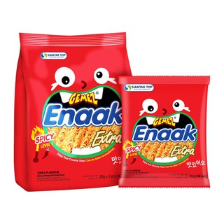 韓國 ENAAK 韓式 辣味小雞麵 (增量袋裝28gx3包) 點心麵 脆麵 零食 小雞麵 點心【小三美日】D004469