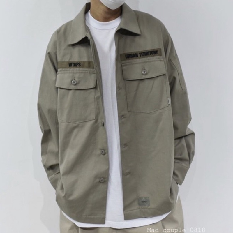 21AW WTAPS BUDS シャツ COYOTE BROWN L