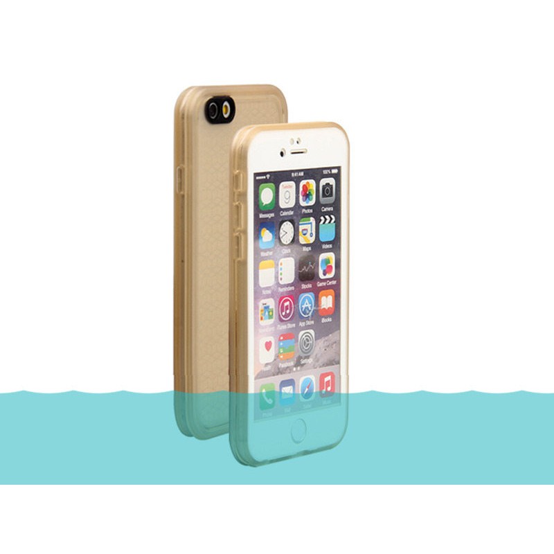 Apple iPhone 6 / 6s 360度超薄防水防摔手機殼 保護殼 - 金 ZA-29756