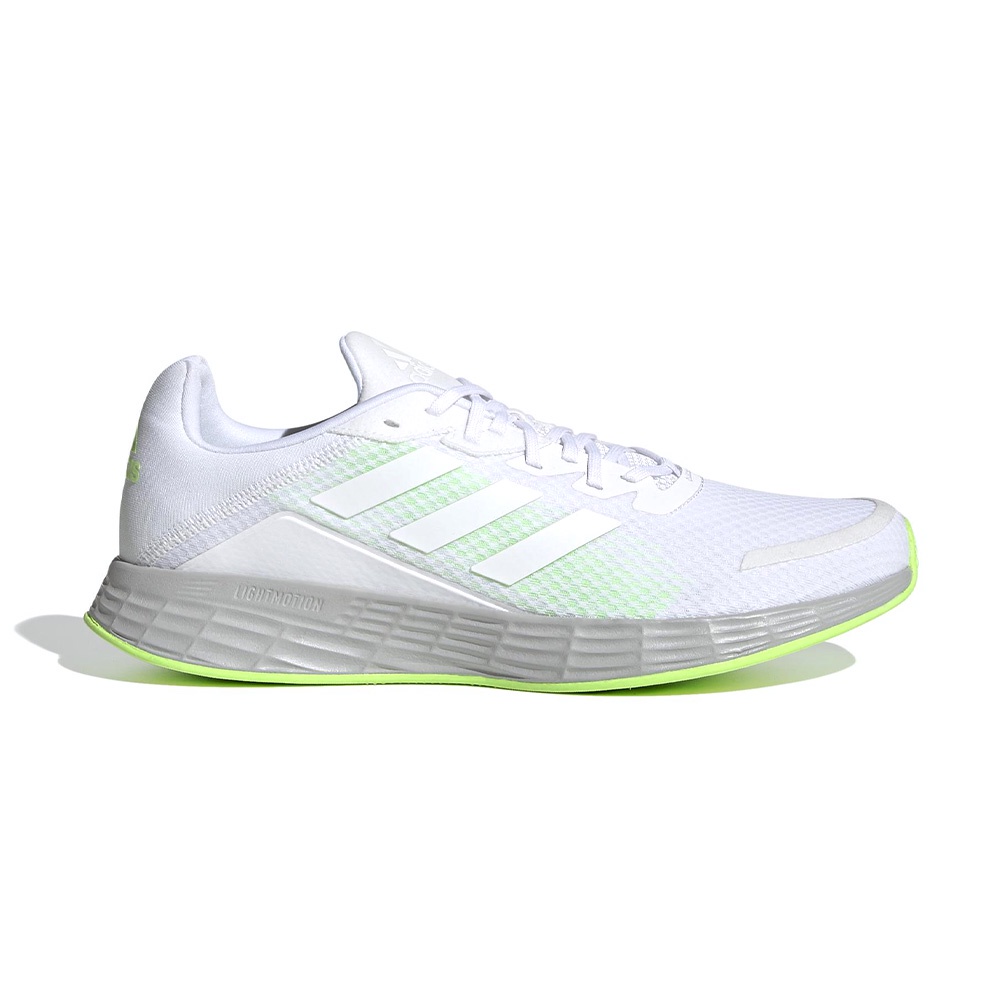 Adidas Duramo SL 男 白綠 環保 避震 運動 慢跑鞋 H04625